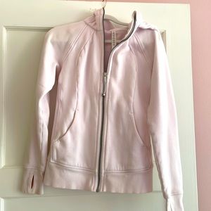 Light pink Lululemon Scuba jacket sz 4
